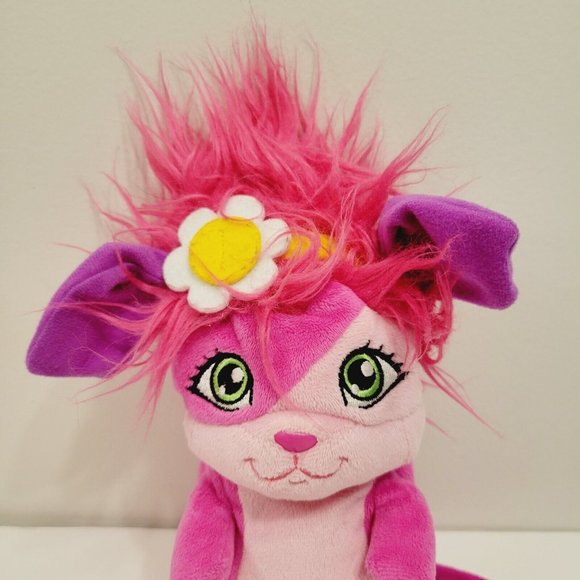 2015 POPPLES Bubbles 8" Pop Open Plush Stuffed Toy Pink Spin Master - Picture 2 of 5